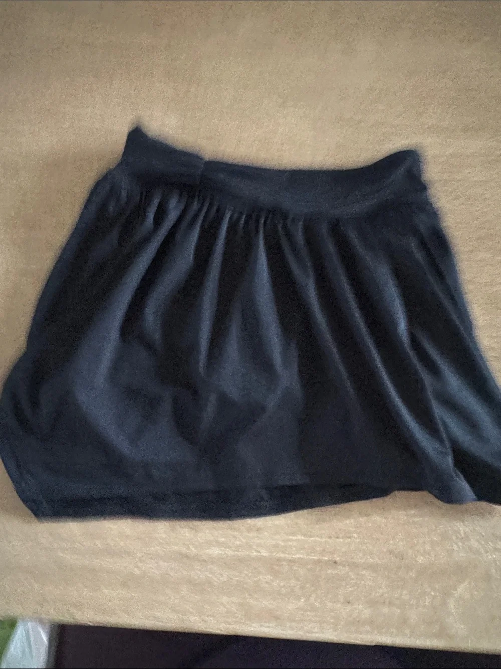 Black Abercrombie kids athletic skort